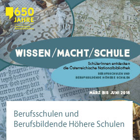 Titelblatt Folder Wissen/Macht/Schule 
