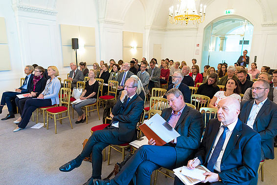 Wissenschaftliches Symposium: „Bibliotheken neu denken. Von der historischen Bibliothek zur Bibliothek der Zukunft“. – © Österreichische Nationalbibliothek/APA-Fotoservice/Schedl