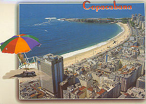 Postkarte Copacabana Vorderseite