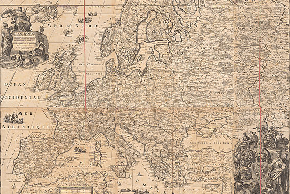 Europe, ca. 1705