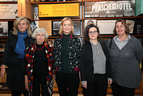 Angelika Hager, Eva Geber, Johanna Rachinger, Nadine Kegele und Birgitta Bader-Zaar