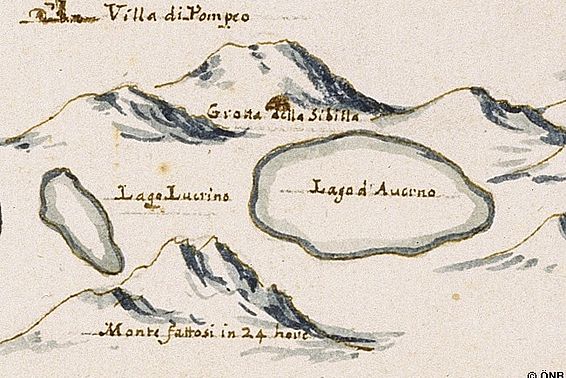 Detail, Francesco Cassiano de Silva Königreich Neapel, 1708