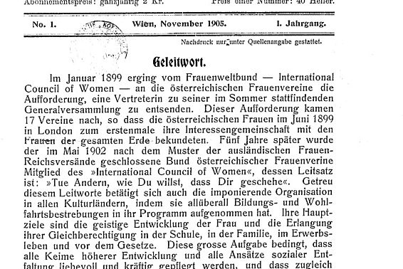 Women's newspaper