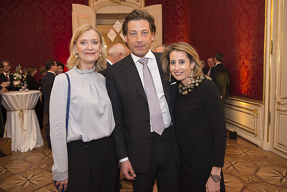 Johanna Rachinger mit Matthias und Alexandra Winkler