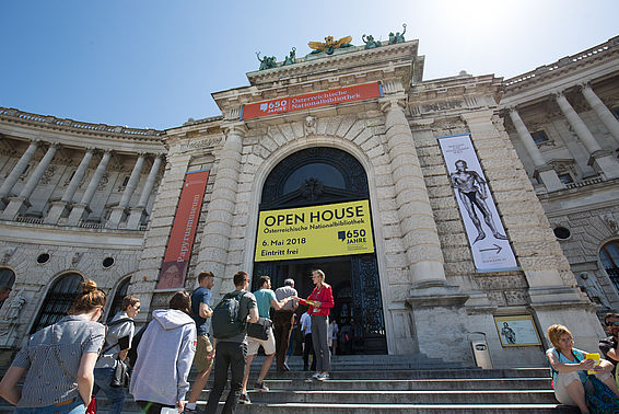 Bibliothek am Heldenplatz, Open House