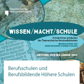 Titelblatt der Broschüre "Wissenswelten, Berufsschule"