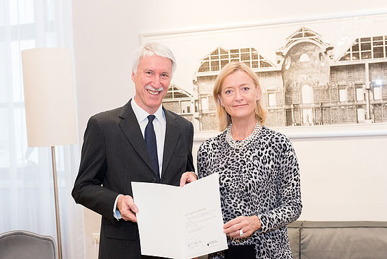 Johanna Rachinger mit Heimo Hackel - © Jansenberger Fotografie