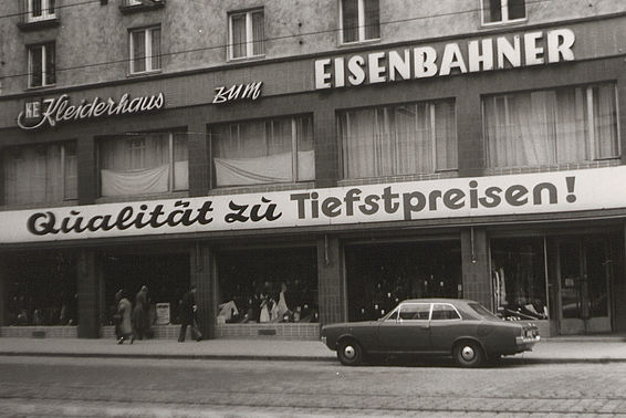 Klosterneuburger Straße, Wien, 1970er-Jahre, Foto: Christian Fuchs, mit freundlicher Genehmigung von © Renate Fuchs