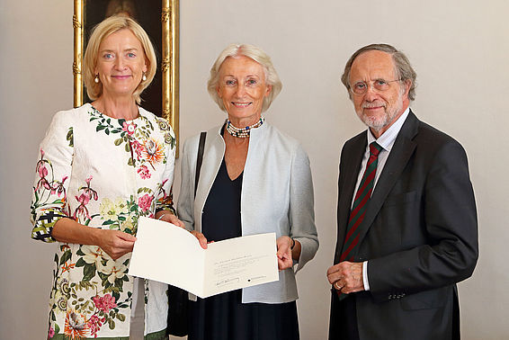 Dr. Johanna Rachinger, Dr. Elisabeth Bleyleben-Koren, Prof. DI Mag. Friedrich Rödler