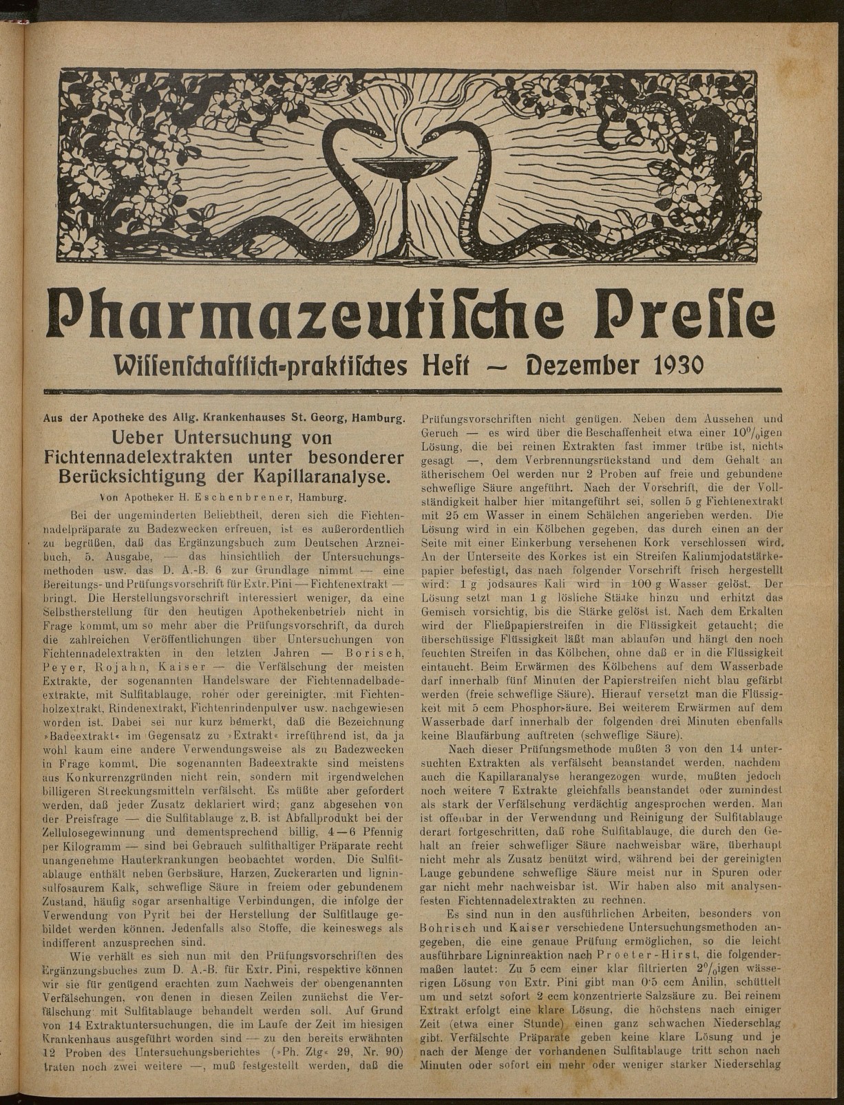 Pharmazeutische Presse. Wissenschaftlich-praktisches Heft, 1930, Dezember, S. [177] ANNO/ÖNB