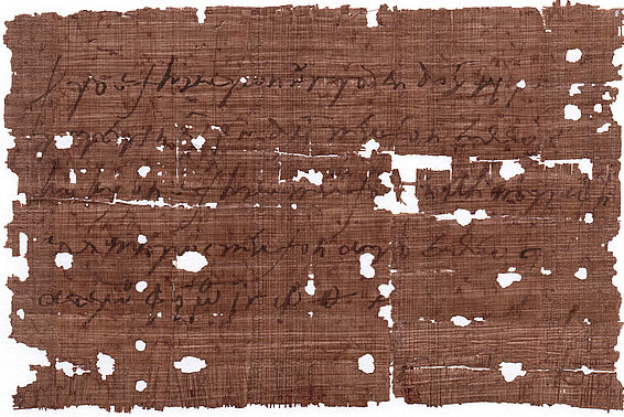Eingekochter Most für den Emir Papyrus Griechisch Hermopolites, 6. April 644 n. Chr.