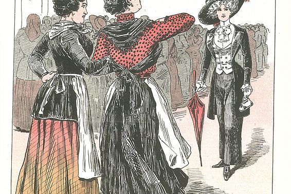 Wiener Frauendemonstration; Illustration