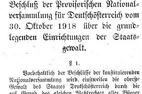 Staatsgesetzblatt vom 15.11.1918