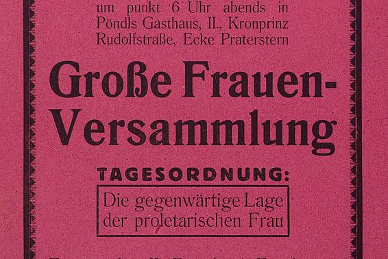 Werbeblatt der Kommunistischen Partei Deutschösterreichs