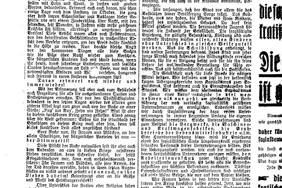 Pölzer, Amalie: 16. Februar! aus: Die Wählerin, Nr. 11, 13. Februar 1919, Seite 2-3