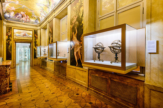 Goldkabinett im Globenmuseum, ohne Menschen