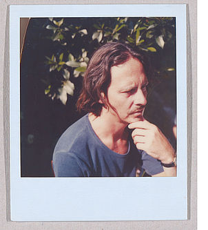 Polaroidaufnahme Peter Handke