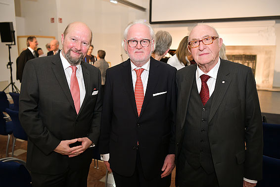 Gottfried Toman, Joachim Kempf und Günter Geyer – © Österreichische Nationalbibliothek/APA-Fotoservice/Hörmandinger