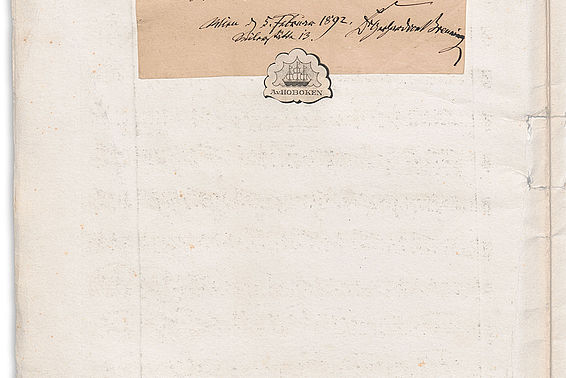 Op. 61. Konzert (D-Dur) für Violine, Ludwig van Beethoven, Erstdruck von 1808 – © Österreichische Nationalbibliothek