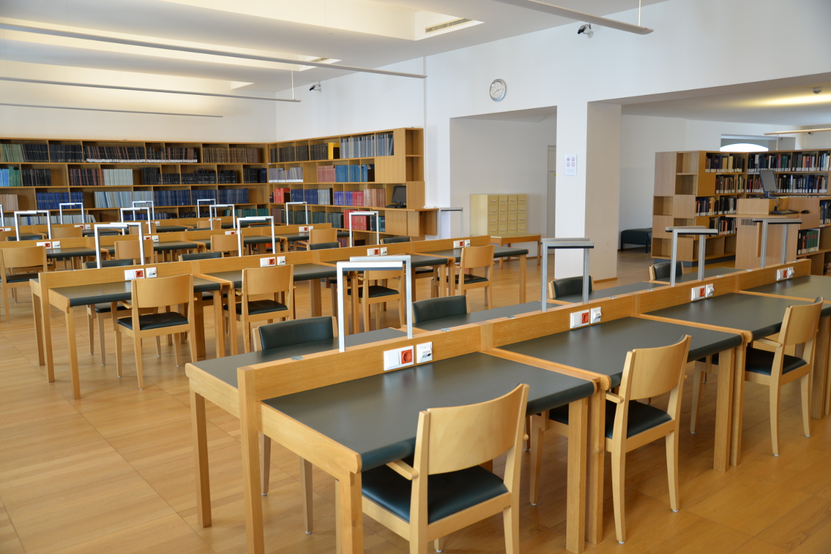 Reading room in Department of Music 