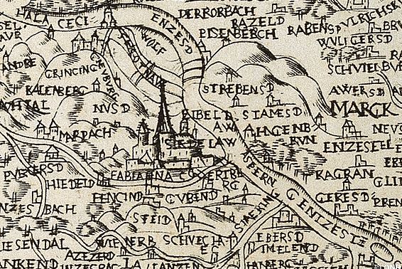 Detail, Vorderösterreich – Niederösterreich, um 1540/1550