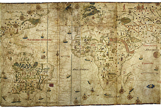 Sancho Gutiérrez, Weltkarte, 1551 und später