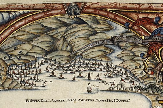 Detail, Atlas der Levante, um 1656
