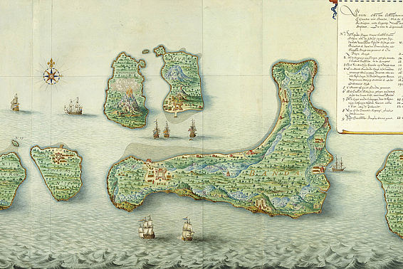 Joannes Vingboons Straße von Malakka, Banda-Inseln, um 1666