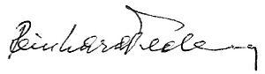 Unterschrift Federmann