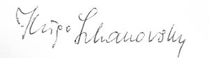 Unterschrift Schanovsky