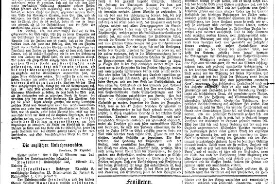 Huch, Ricarda: Gedanken über das Frauenstimmrecht. In: Neue Freie Presse, Nr. 19521, Morgenblatt 29. Dezember 1918, Seite 1-3