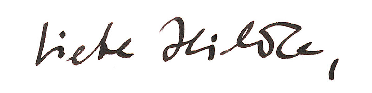Thomas Bernhard an Hilde Spiel, Brief