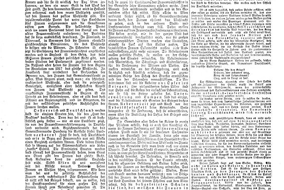 Popp, Adelheid: Zum Frauentag 1918. In: Arbeiter-Zeitung, 30. Jg., Nr. 78, Ausgabe 22. März 1918, Seite 