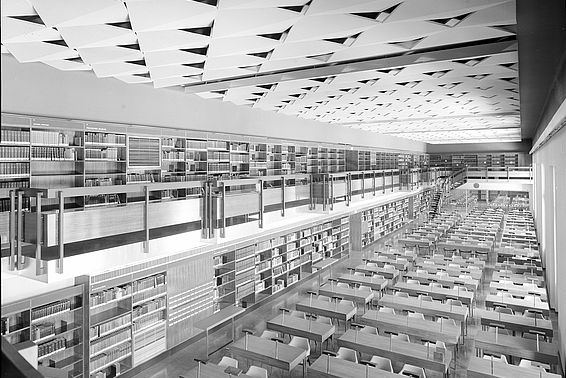 Main Reading Room, Neue Burg, 1966