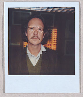 Polaroidaufnahme Peter Handke