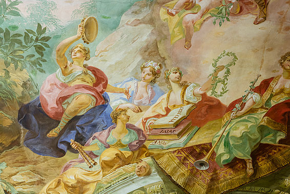 Augustinian Reading Room, detail fresco