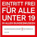 Eintritt frei für alle unter 19 - Logo