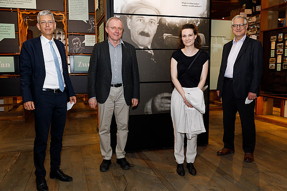 Bernhard Fetz, Manfred Mittermayer, Lina Maria Zangerl und Arturo Larcati