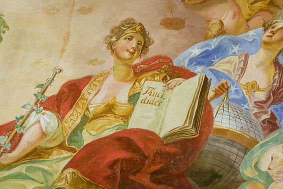 Augustinian Reading Room, detail fresco