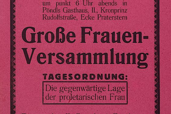 Werbeblatt der Kommunistischen Partei Deutschösterreichs