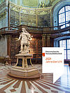 Cover des Jahresberichts 2021, Statue von Karl VI. im Prunksaal