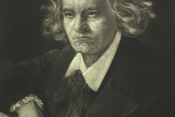 Portrait of Ludwig van Beethoven