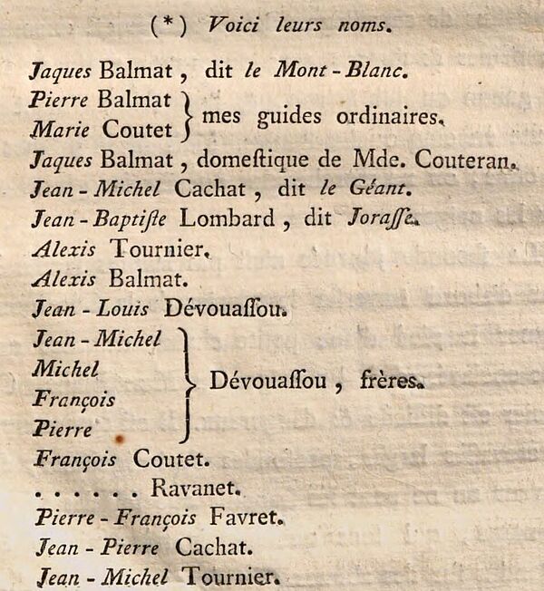 Vergilbtes Blatt mit Druckschrift in Französisch 