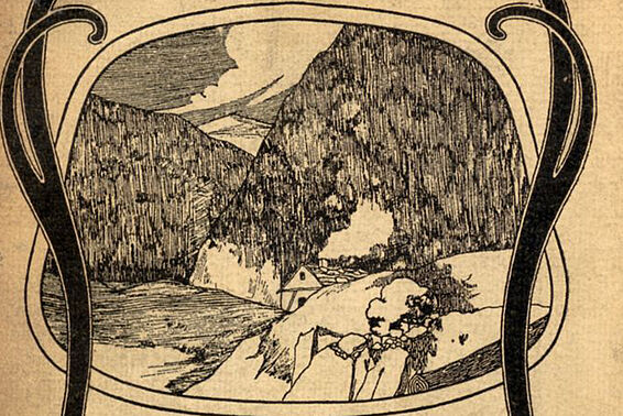 Illustration Bergkulisse