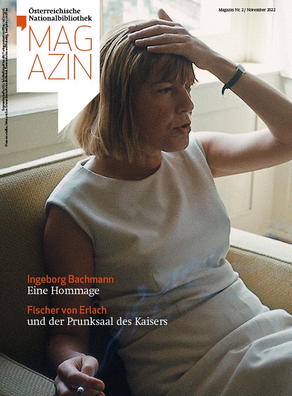 Cover eines Magazins mit Foto von sitzender Frau, die sich an den Kopf greift.