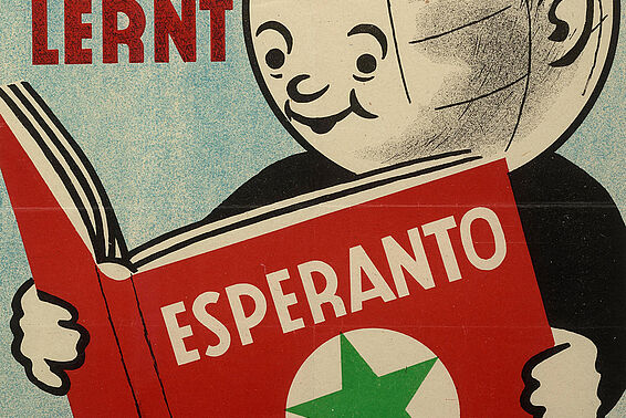 Plakat: Die Welt lernt Esperanto, 1930