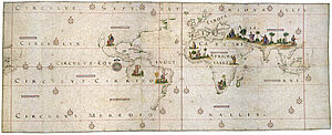 Pero Fernandes (?), Weltkarte, um 1545
