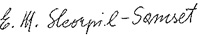 Signatur Skorpil