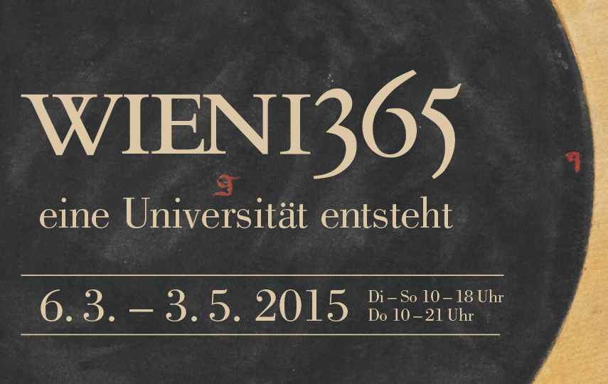 Plakat Wien 1365. Eine Universität entsteht 