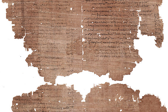 Papyrus: Verzeichnis von Ausgaben an Wein Papyrus Griechisch Ägypten